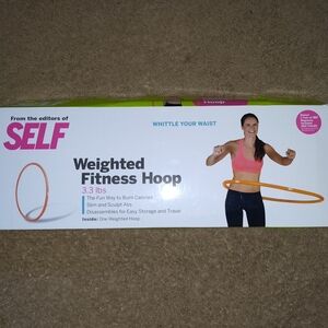 Vibrant Orange Fitness Hoop